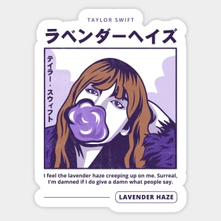 Taylor_Lavender Haze! Sticker